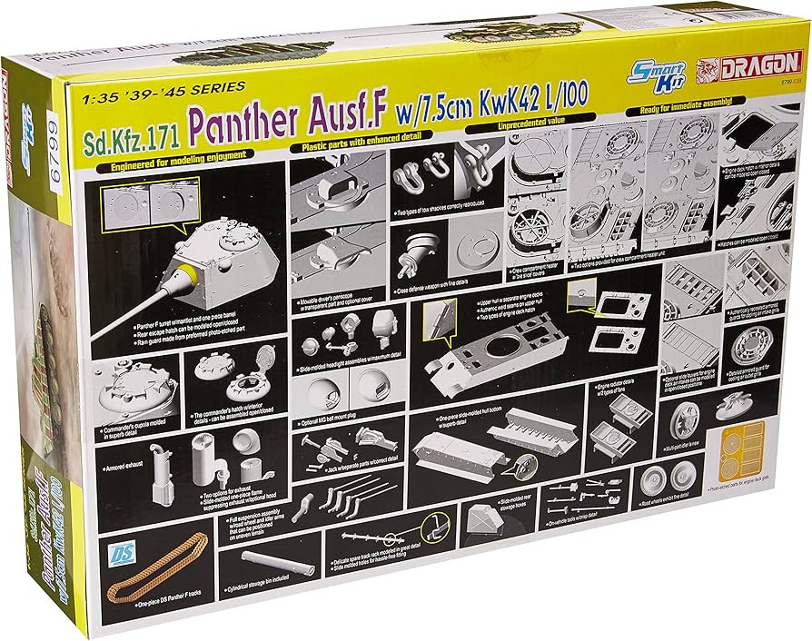 Amazon | サイバーホビー 1/35 WW.II ドイツ軍 パンターF型 7.5cm KwK