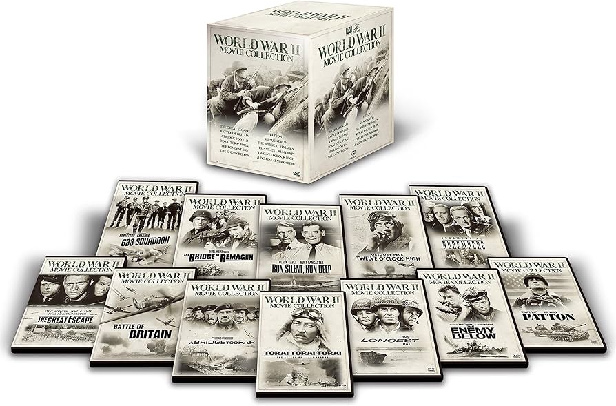 Amazon.co.jp: 映画で振り返る第二次世界大戦DVD-BOX(12枚組)(初回生産