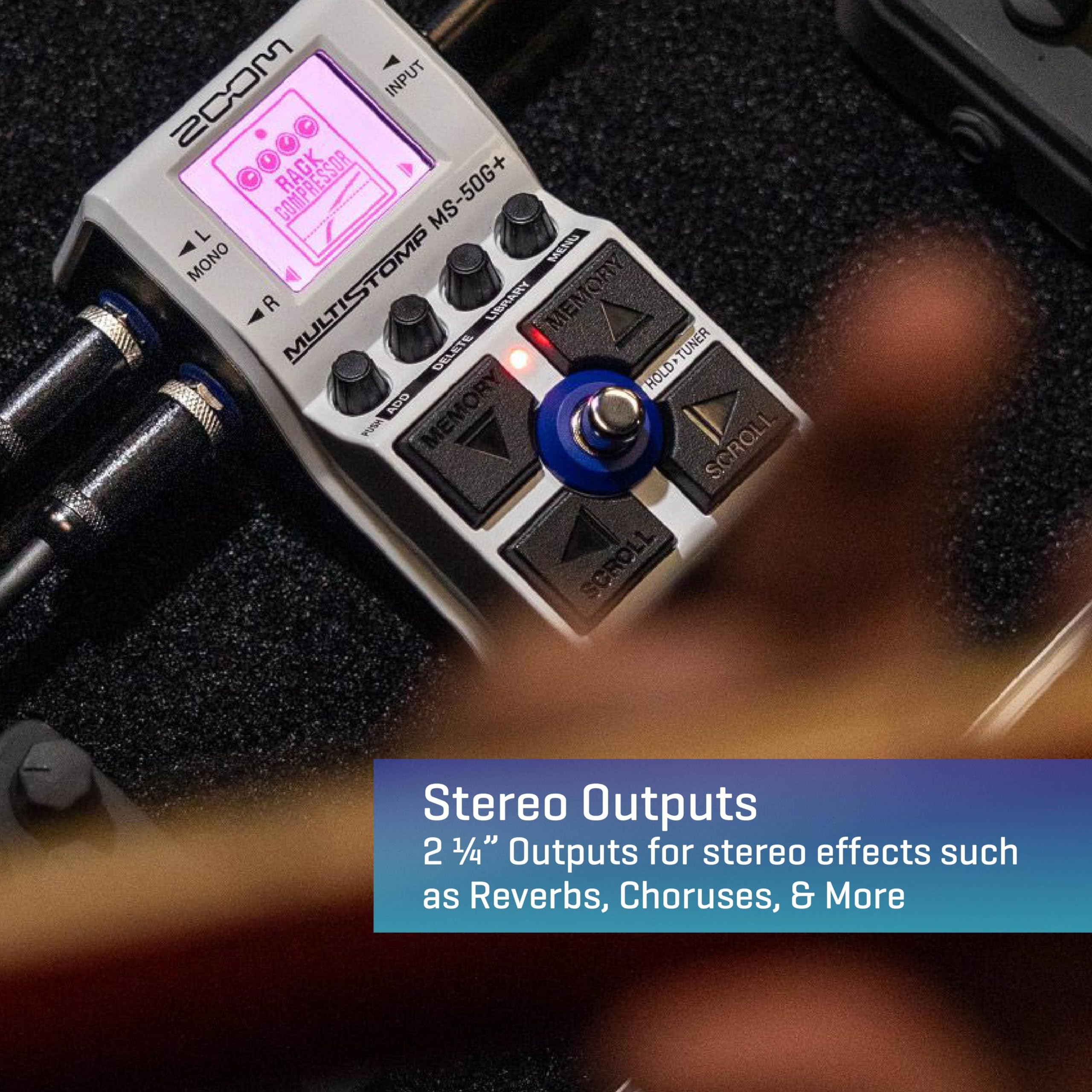 Amazon.com: Zoom MS-50G+ MultiStomp Guitar Effects Pedal with 100