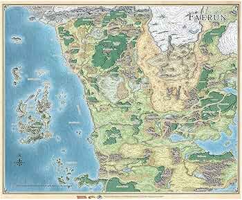 Amazon.co.jp: D&D: ソードコーストアドガイドファーランマップ