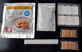 Amazon.co.jp: 非常食 もどし水入り きなこ餅 【保存期間3年