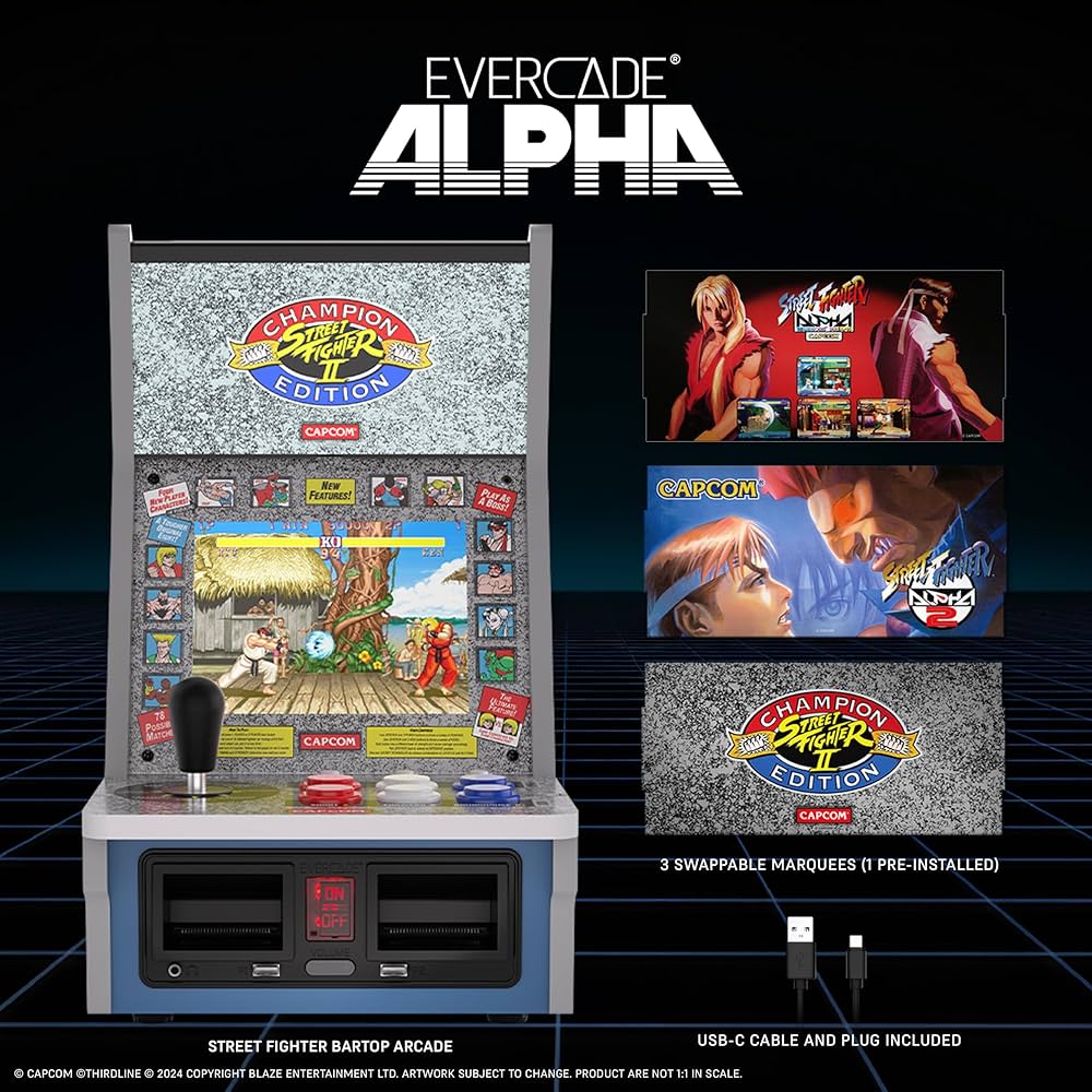 Evercade Alpha Street Fighter Bartop Arcade - Evercade : Amazon.ca