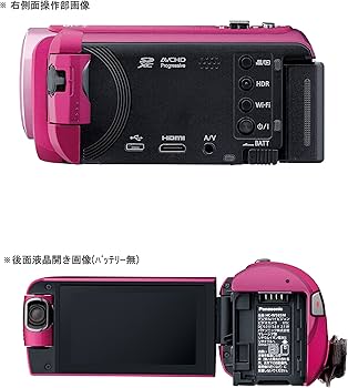 Amazon.co.jp: パナソニック HDビデオカメラ W585M 64GB ワイプ撮り 高