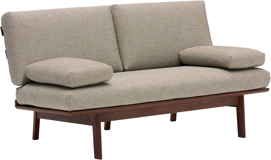 Amazon｜【カリモク正規品】ソファー 2人掛け ロング 布張 ブラウン幅