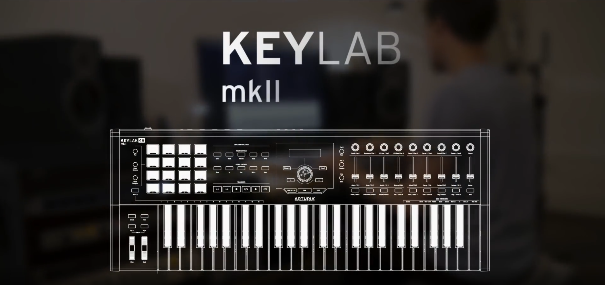 Amazon.com: Arturia KeyLab 49 MkII - 49 Key Semi Weighted USB MIDI