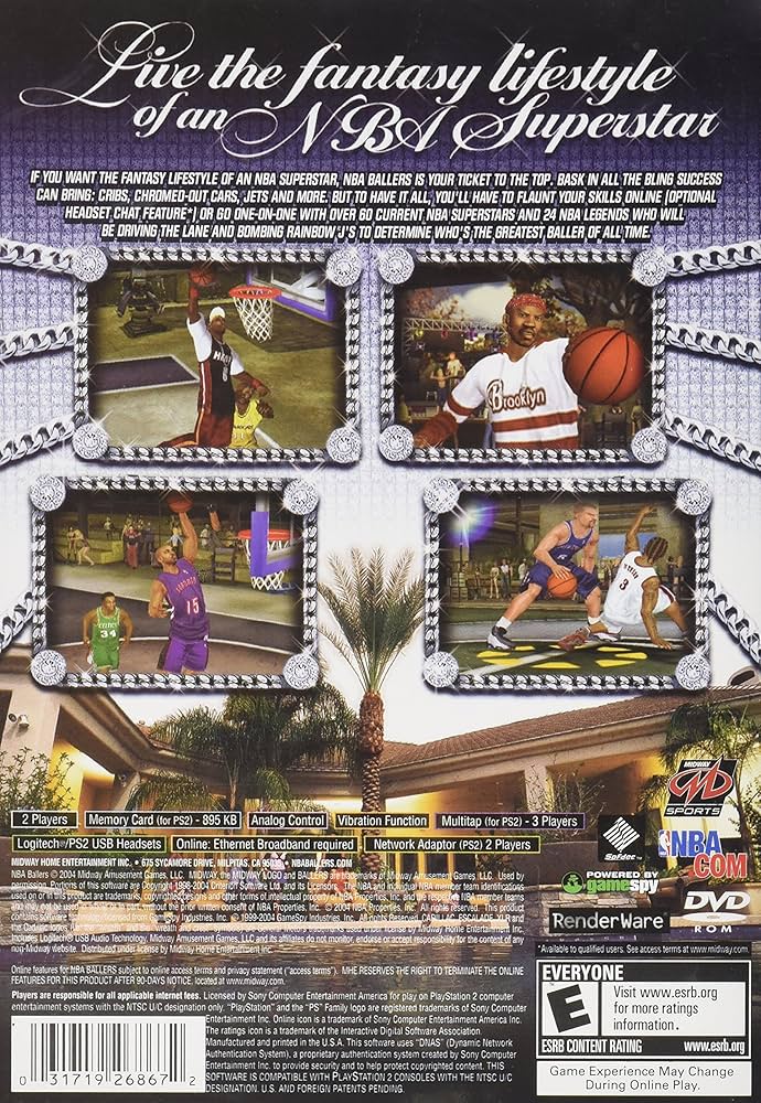 NBA Ballers: PlayStation 2: Video Games - Amazon.ca