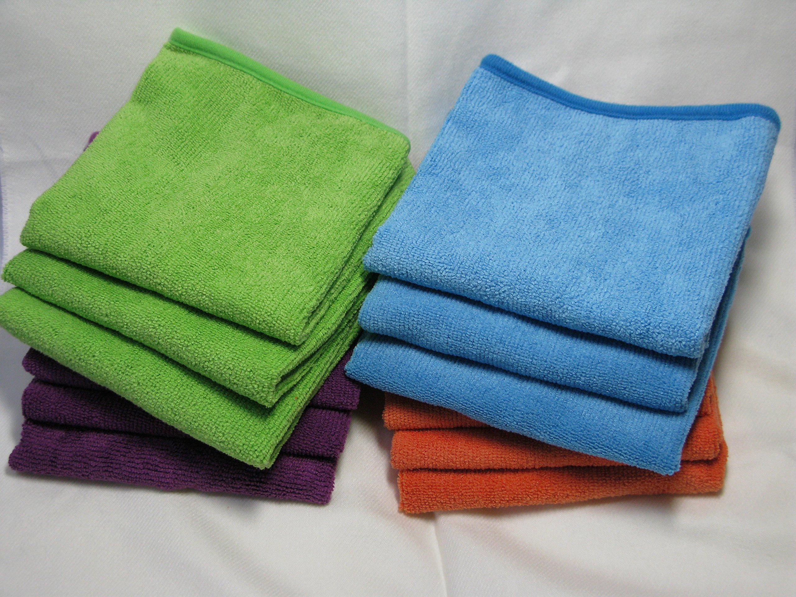 Amazon.co.jp: 【12枚セット：35×35cm】吸水 速乾 極細 マイクロ