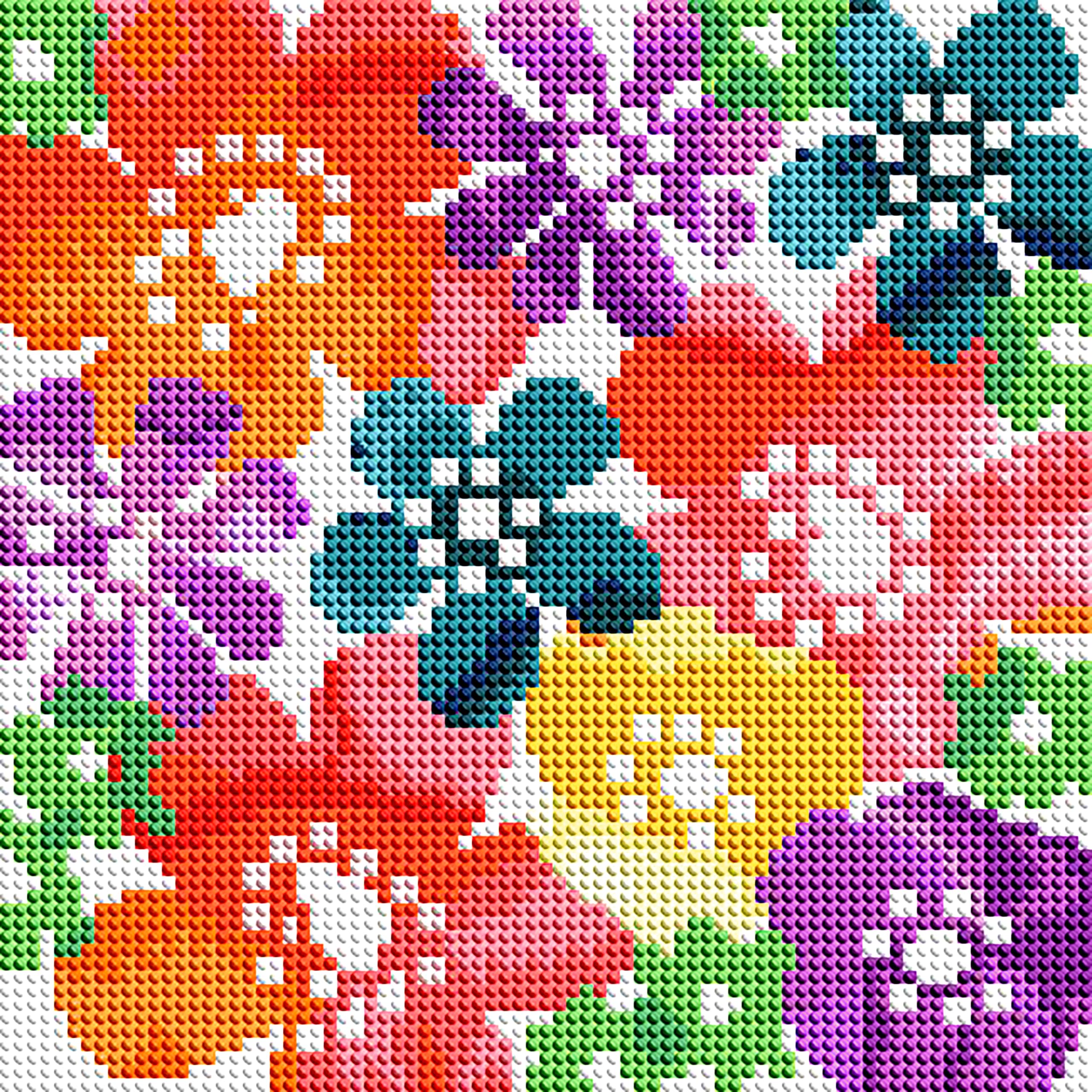 Amazon.com: DIAMOND ART CLUB Bold Flowers Diamond Painting Kit