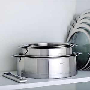 Amazon.co.jp: CRISTEL ハンドル ストラーテ シルバー 18x1.8x2.7cm