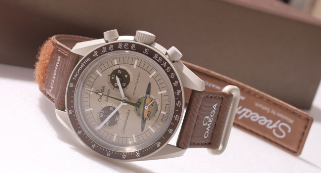 Amazon.co.jp: OMEGA × SWATCH ラッピング付き Mission to Saturn 正規