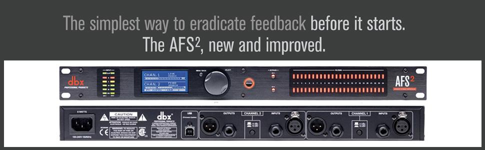 Amazon.com: dbx AFS2 Advanced Feedback Suppression Processor with