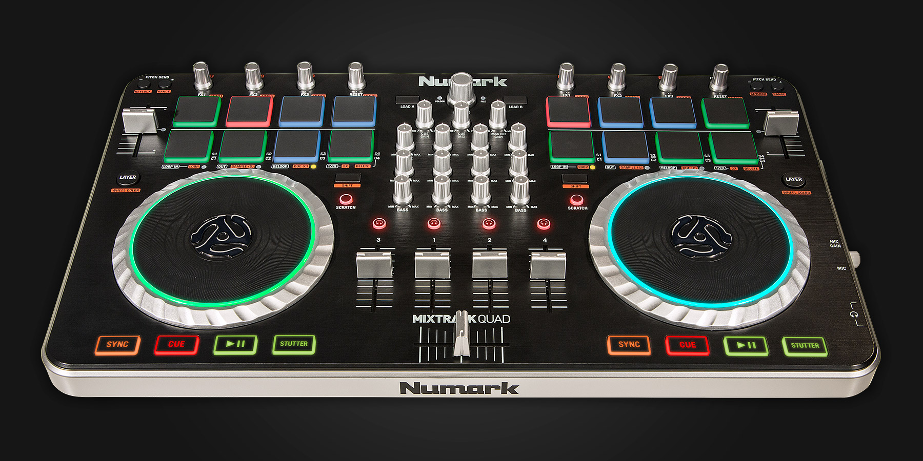 Numark Mixtrack Quad - Serato DJ Hardware