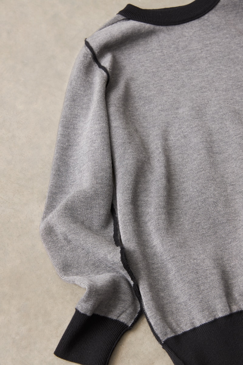 SLOANE×ミモレ別注！コットンとウールの「ダブルフェイスニット」が