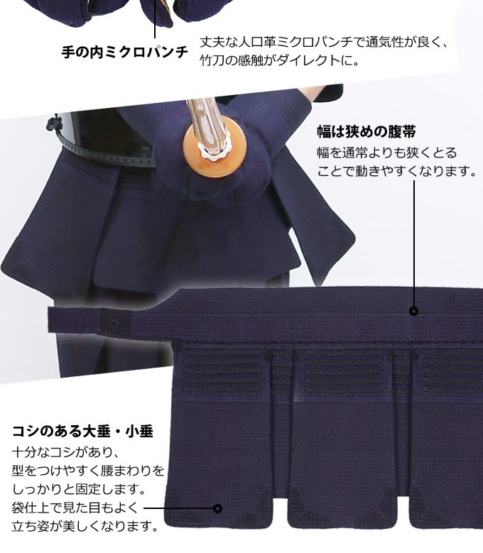 特練Z ゴールド」6mmCS(クロスステッチ)軽量実戦型 剣道防具(面・甲手