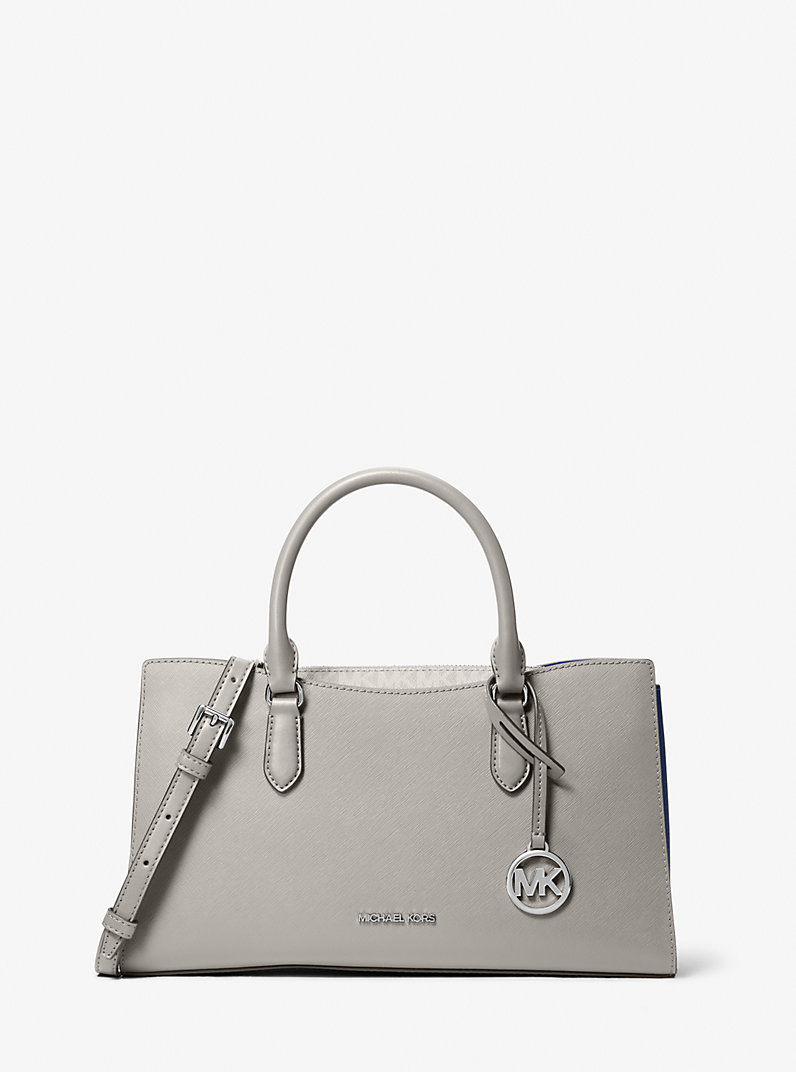 Arden Medium Top-Zip Satchel in PEARL GREY - Sale | Michael Kors [US]