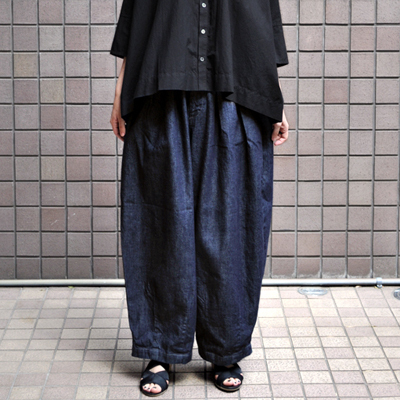 HARVESTY（ハーベスティ）/ デニムサーカスパンツ・ワンウォッシュ