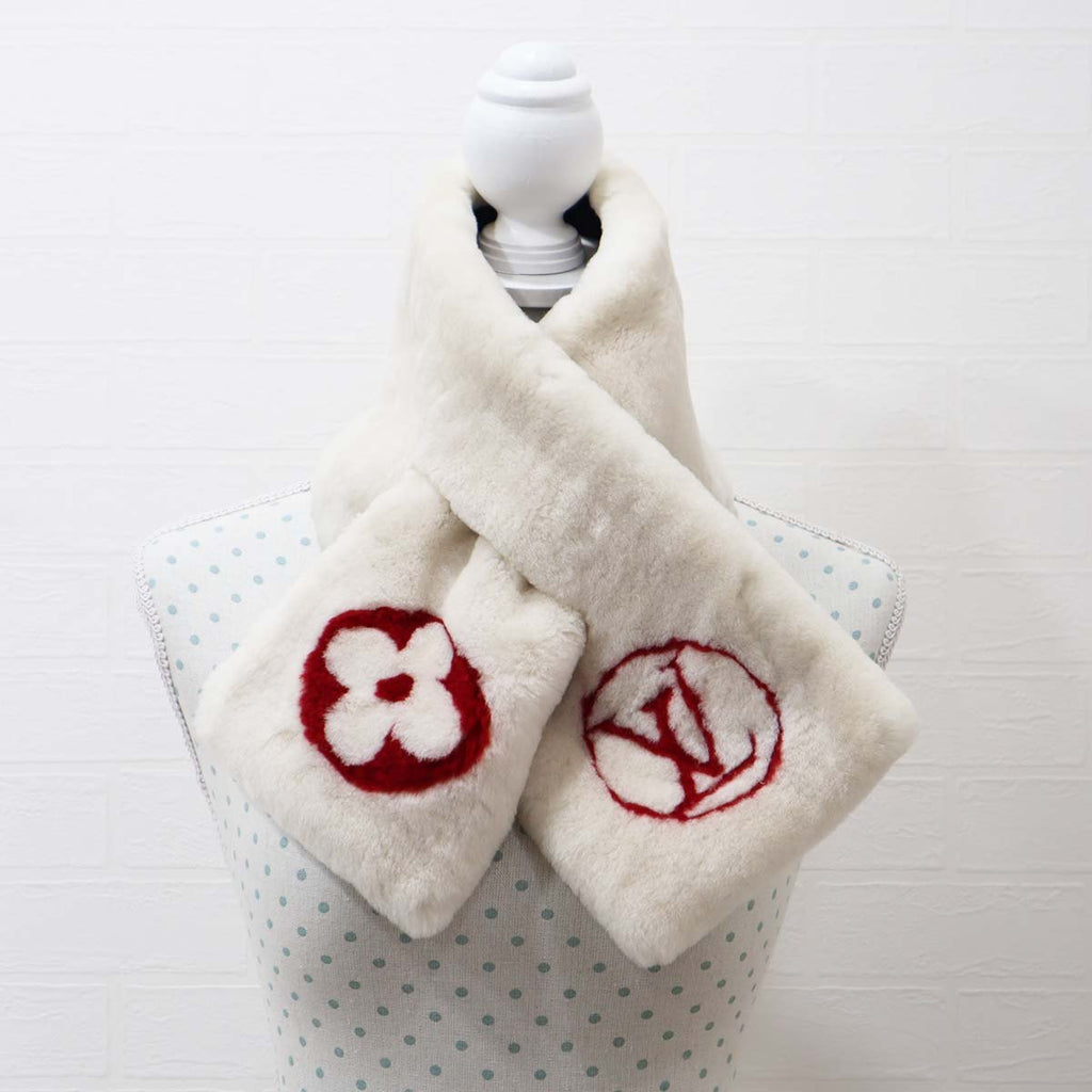 LV エシャルプシャーリングダーリン ムートン マフラー モノグラム