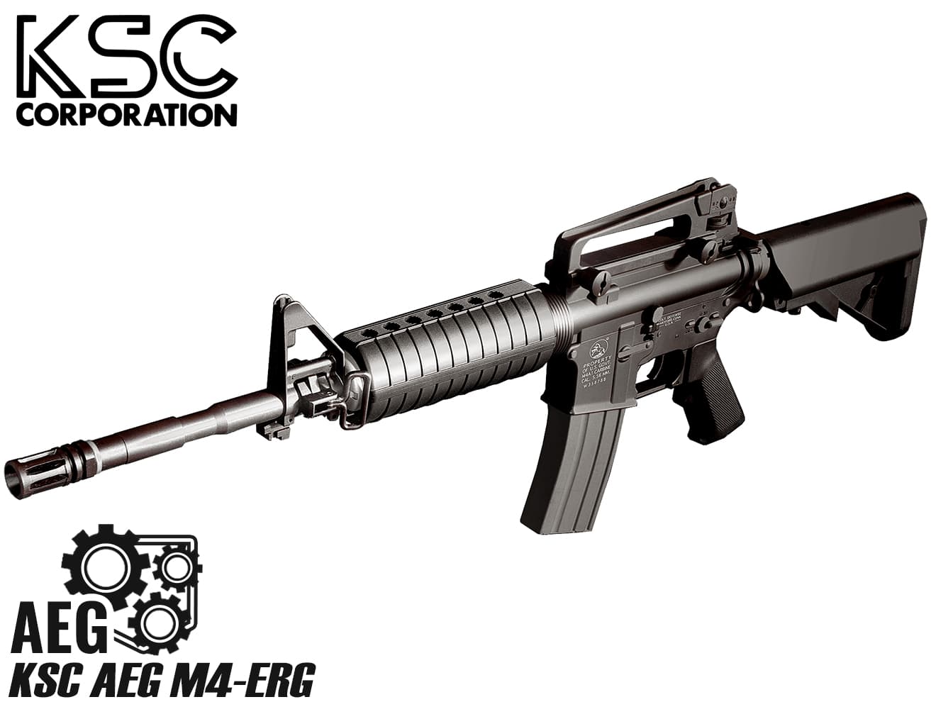 KSC M4-ERG専用 60連バネ式マガジン 3個セット | ミリタリーベース