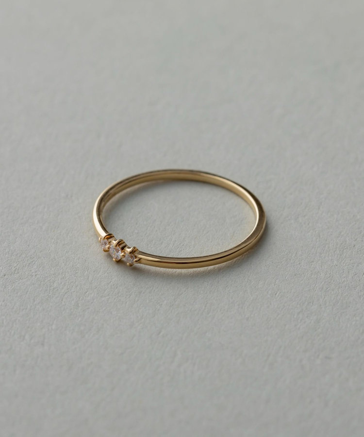 レイヤード] K18YG ダイヤモンド リング（230715） ｜ women