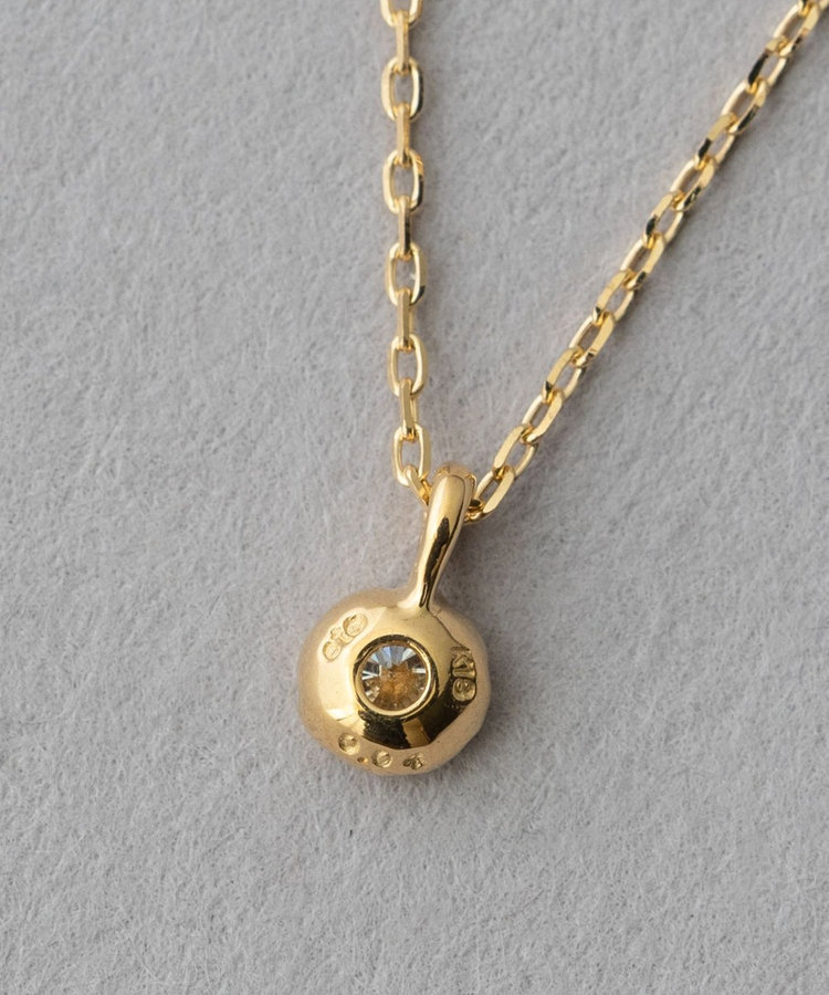 K18YG フルール ダイヤモンド ネックレス（誕生石 4月）（261085