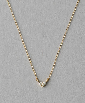 レイヤード] K18YG ダイヤモンド フローレット ネックレス（261070