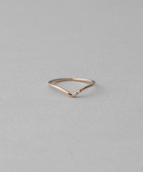 レイヤード] K10YG ウェーブ リング（710997） ｜ women（ウィメンズ