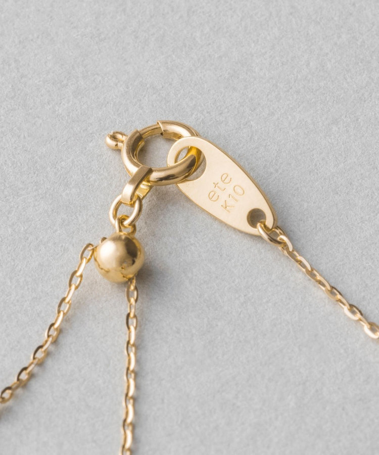 K10YG ミラーカットチェーン ネックレス（761639） ｜ women