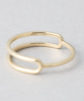 K10YG ピンキーリング ダブルライン（031374） ｜ women（ウィメンズ