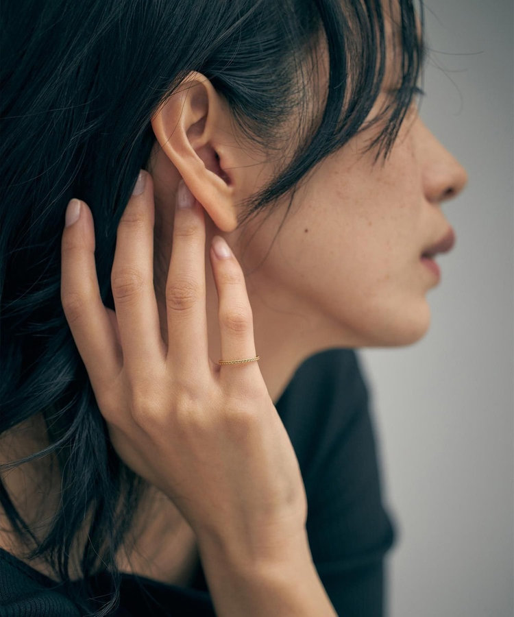 K10YG ピンキーリング ブラウンダイヤモンド（032503） ｜ women