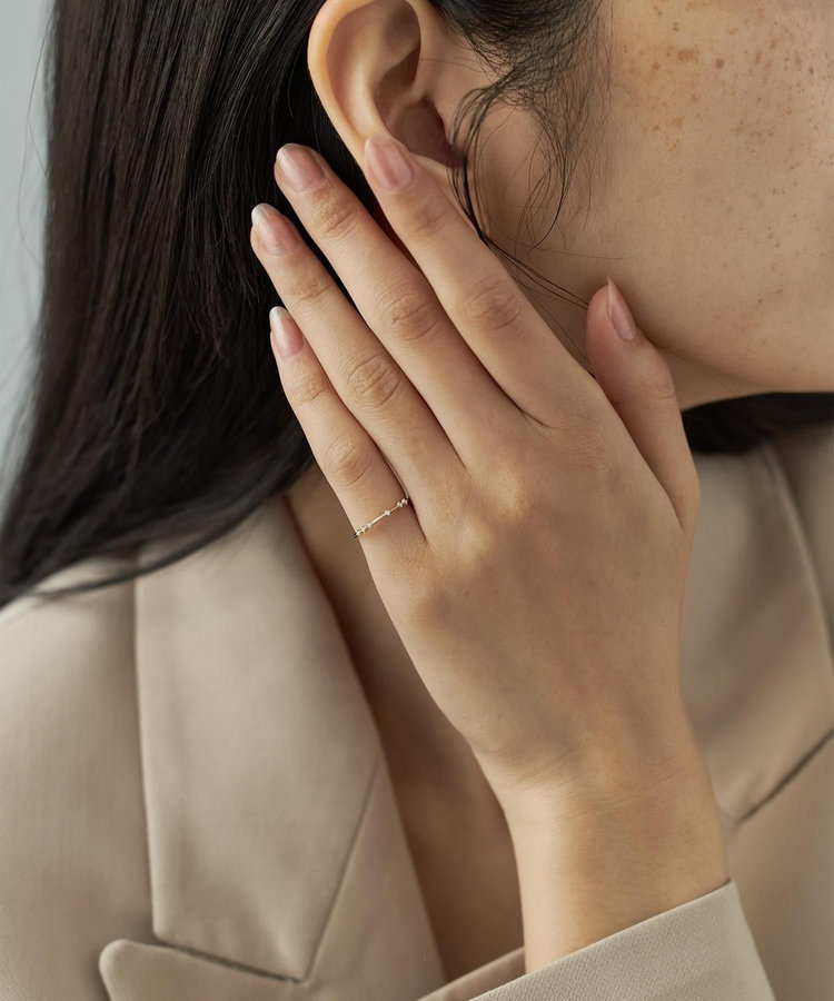 K10YG ピンキーリング ダイヤモンド（032525） ｜ women（ウィメンズ