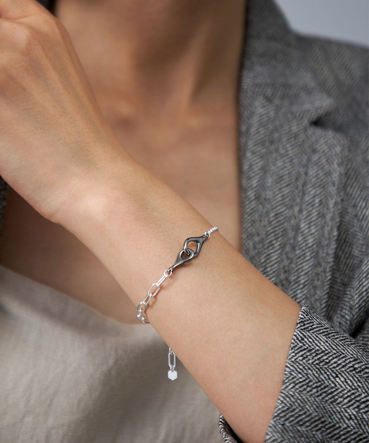 チェーン ブレスレット コンビカラー（059362） ｜ women（ウィメンズ