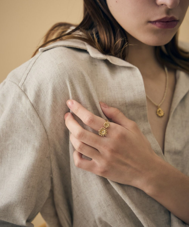 マーガレット] パール/ダイヤモンド リング（802025） ｜ women