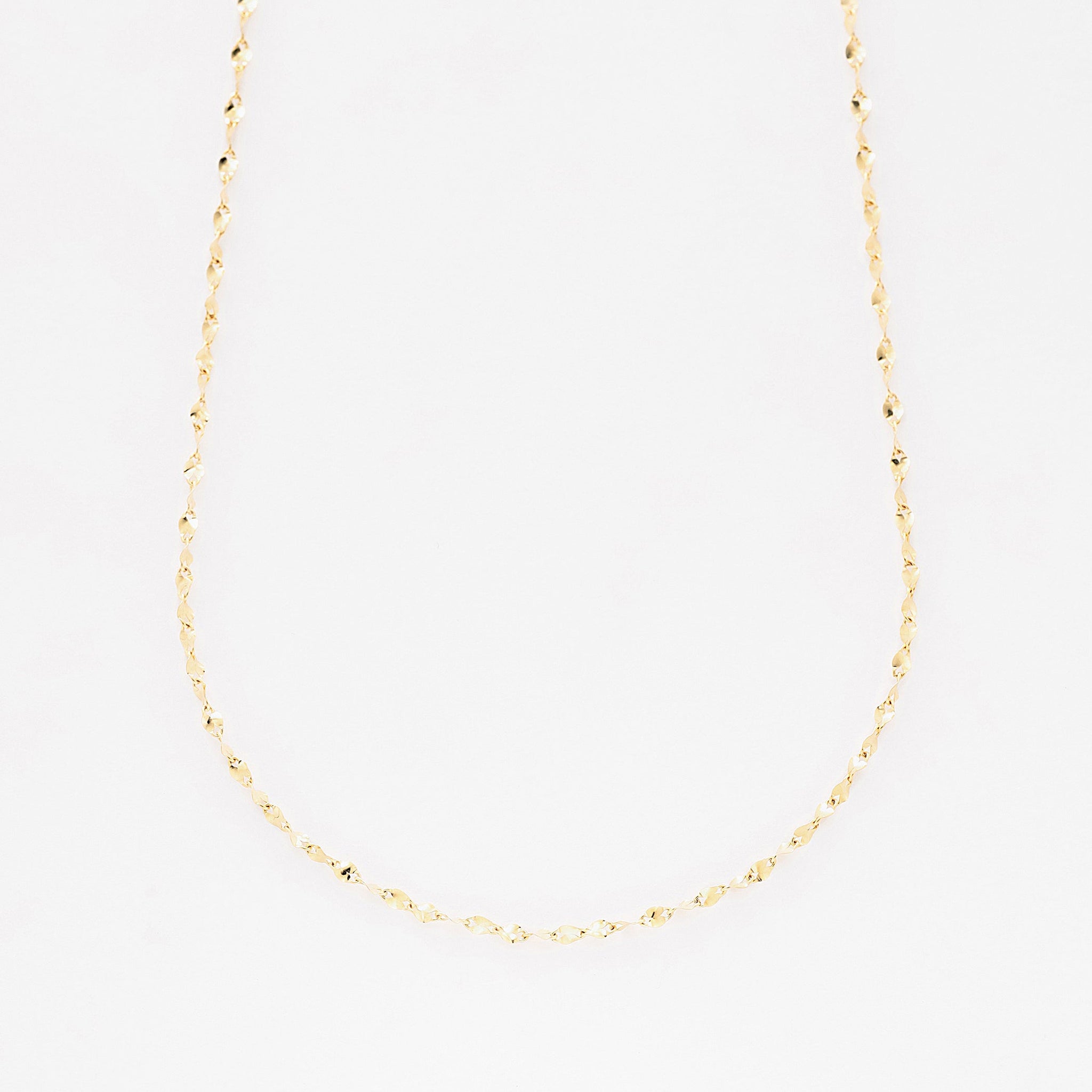 K10 イエローゴールド ロング デザインネックレス（70cm