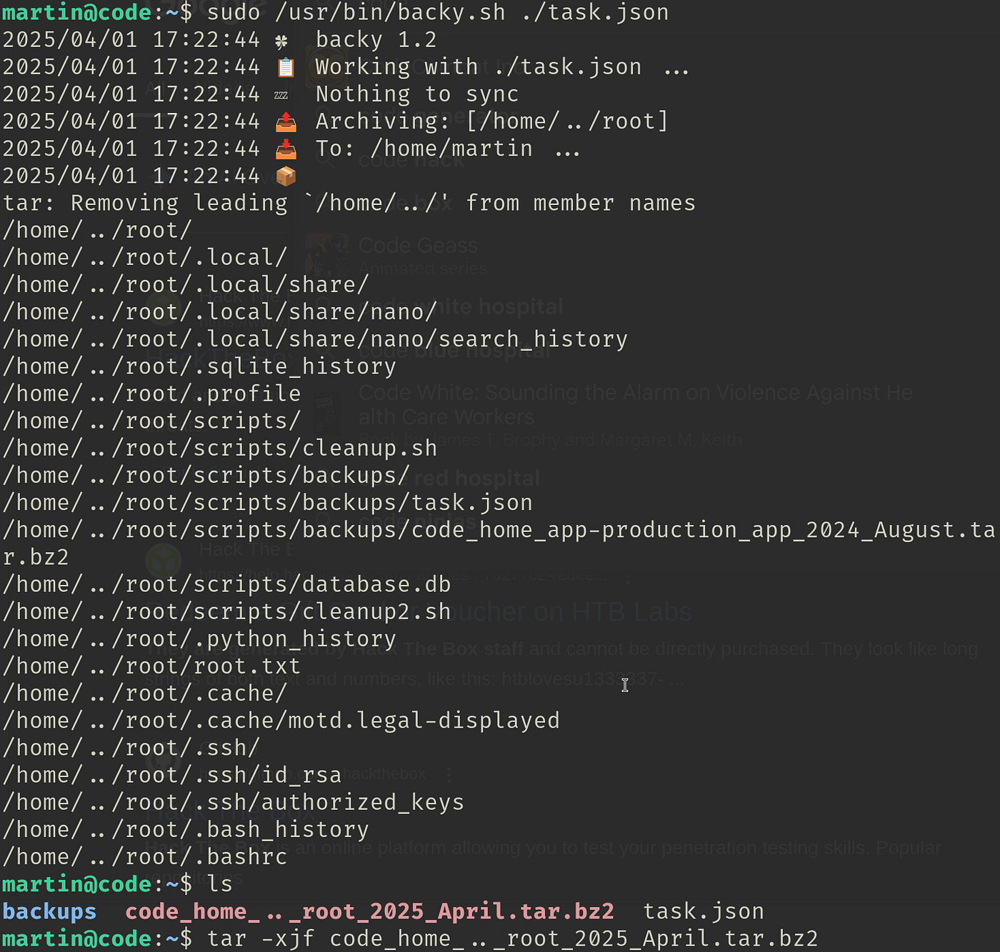 Code : HTB | Write-up. sudo PE | by Xiaohai Wang | Medium