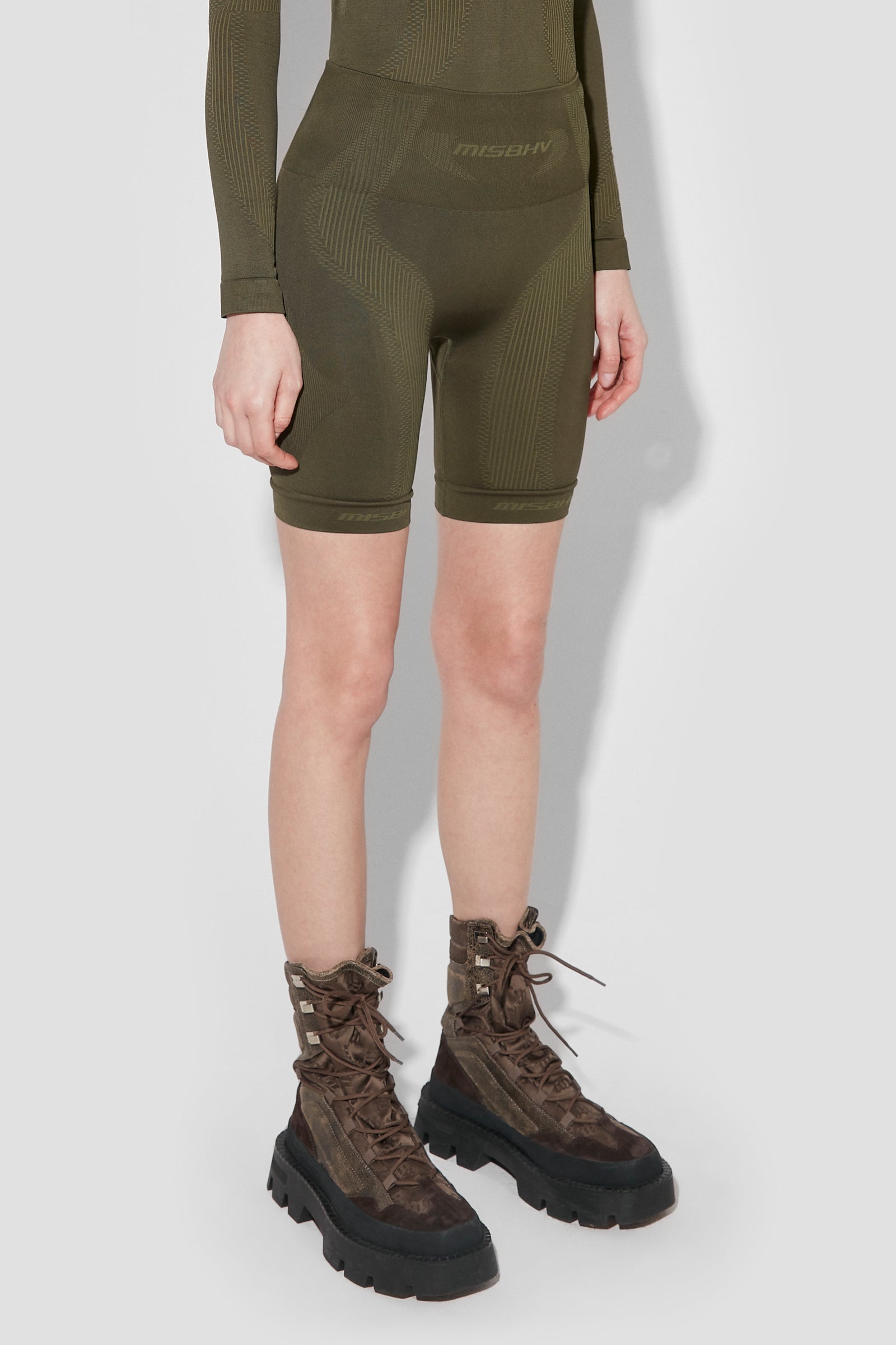Sport Biker Shorts Olive
