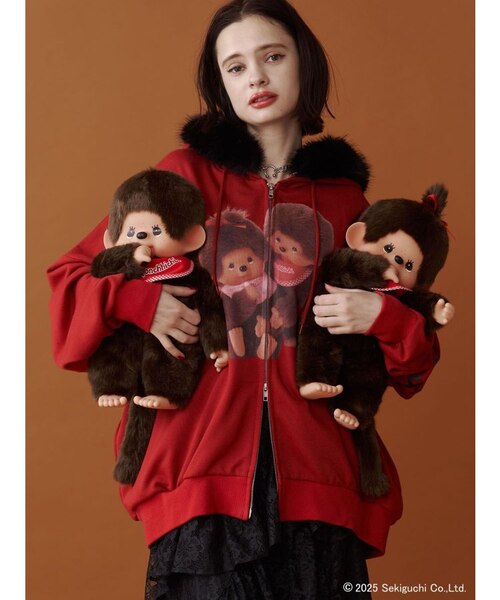 monchhichi×jouetie】ファードッキングZIPフーディ｜マークスタイラー