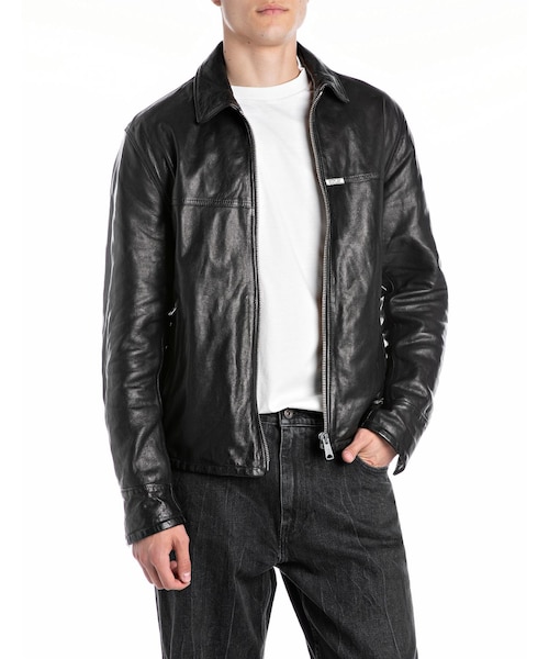 WAXラムレザージャケット｜リプレイのアウトレット通販｜三井