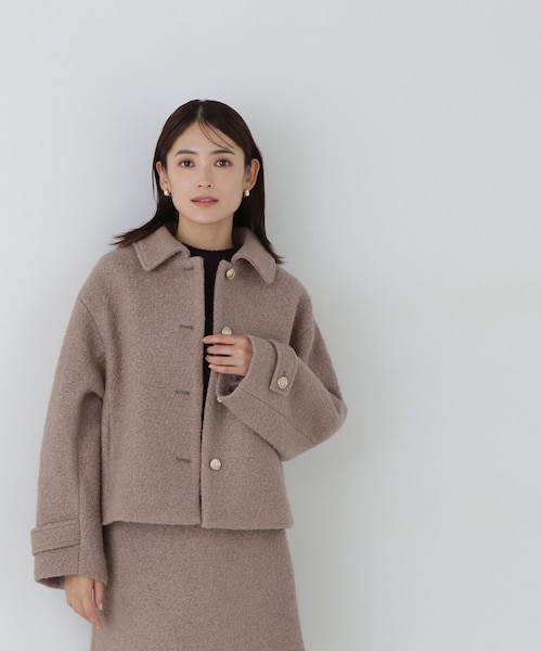 圧縮ツイードジャケット 24AW｜ナチュラルビューティーベーシックの