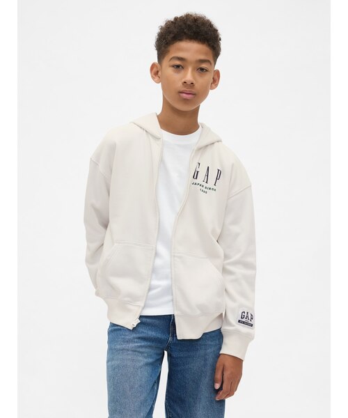 30th アニバーサリー ヴィンテージソフト GAPロゴ ジップアップ