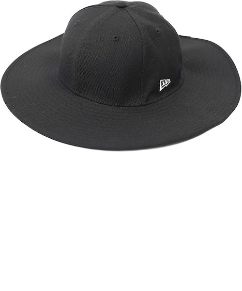 NEW ERA (ﾆｭｰｴﾗ) - FITTED LONG BRIM HAT (ﾌｨｯﾃﾄﾞ ﾛﾝｸﾞ ﾌﾞﾘﾑ ﾊｯﾄ ﾌﾞﾗｯｸ