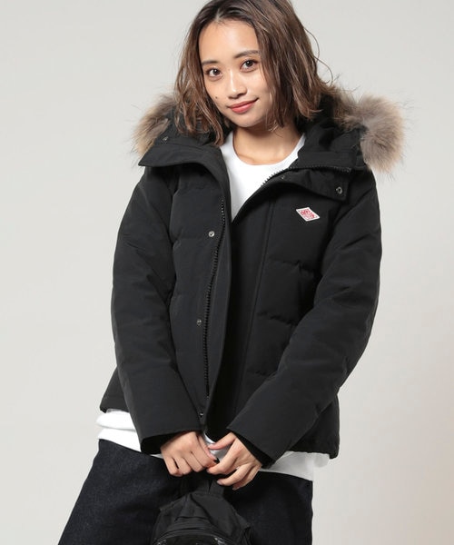 Danton/ダントン Down Tussah Short/ファー付きショートダウンコート