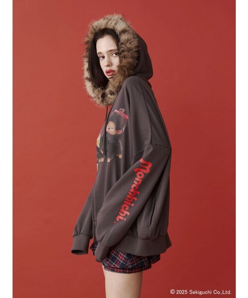 monchhichi×jouetie】ファードッキングZIPフーディ｜マークスタイラー