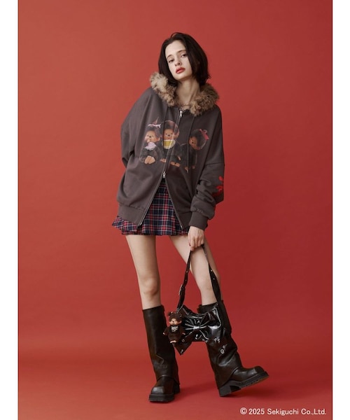 monchhichi×jouetie】ファードッキングZIPフーディ｜マークスタイラー