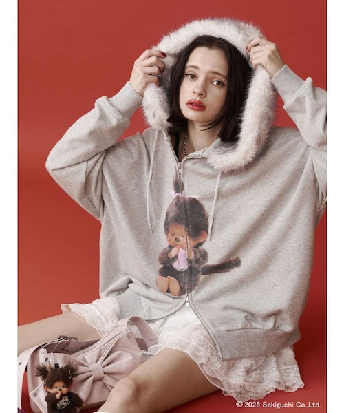 monchhichi×jouetie】ファードッキングZIPフーディ｜マークスタイラー