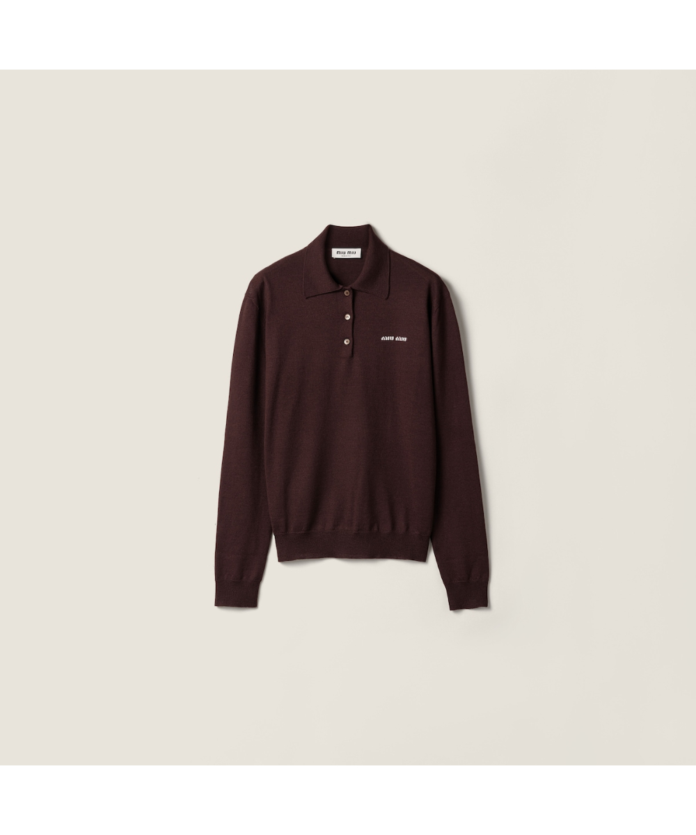 MIU MIU/ミュウミュウ通販 | コットンピケ ポロシャツ【送料無料