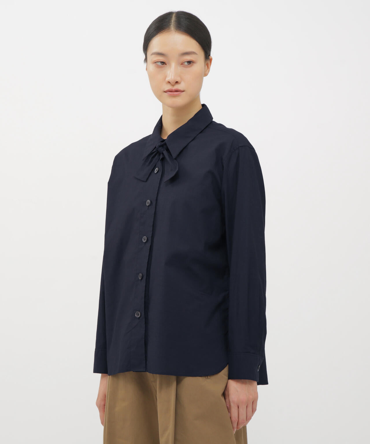 WASHED COTTON POPLIN SHIRT | MARGARET HOWELL（マーガレット