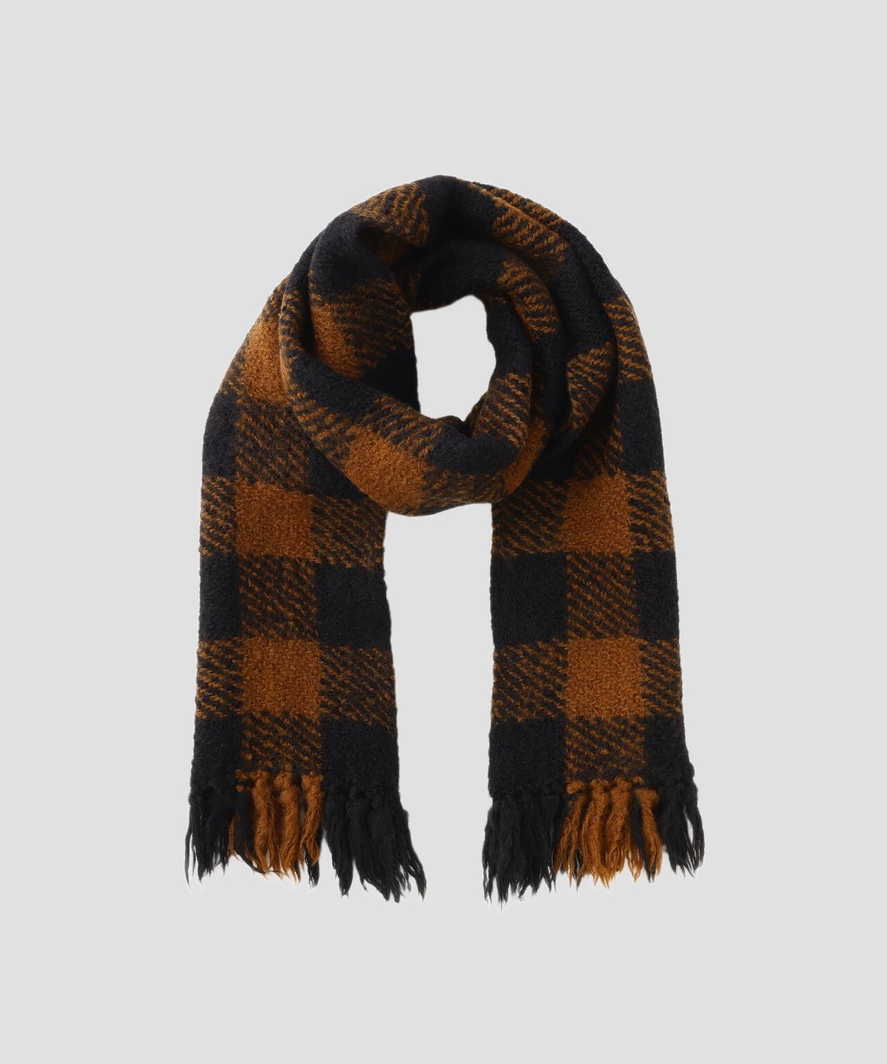 CHUNKY WOOL CHECK SCARF | MARGARET HOWELL（マーガレット・ハウエル