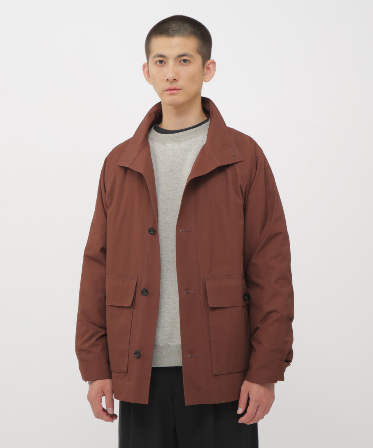 WASHED COTTON PLAINWEAVE BLOUSON | MARGARET HOWELL（マーガレット