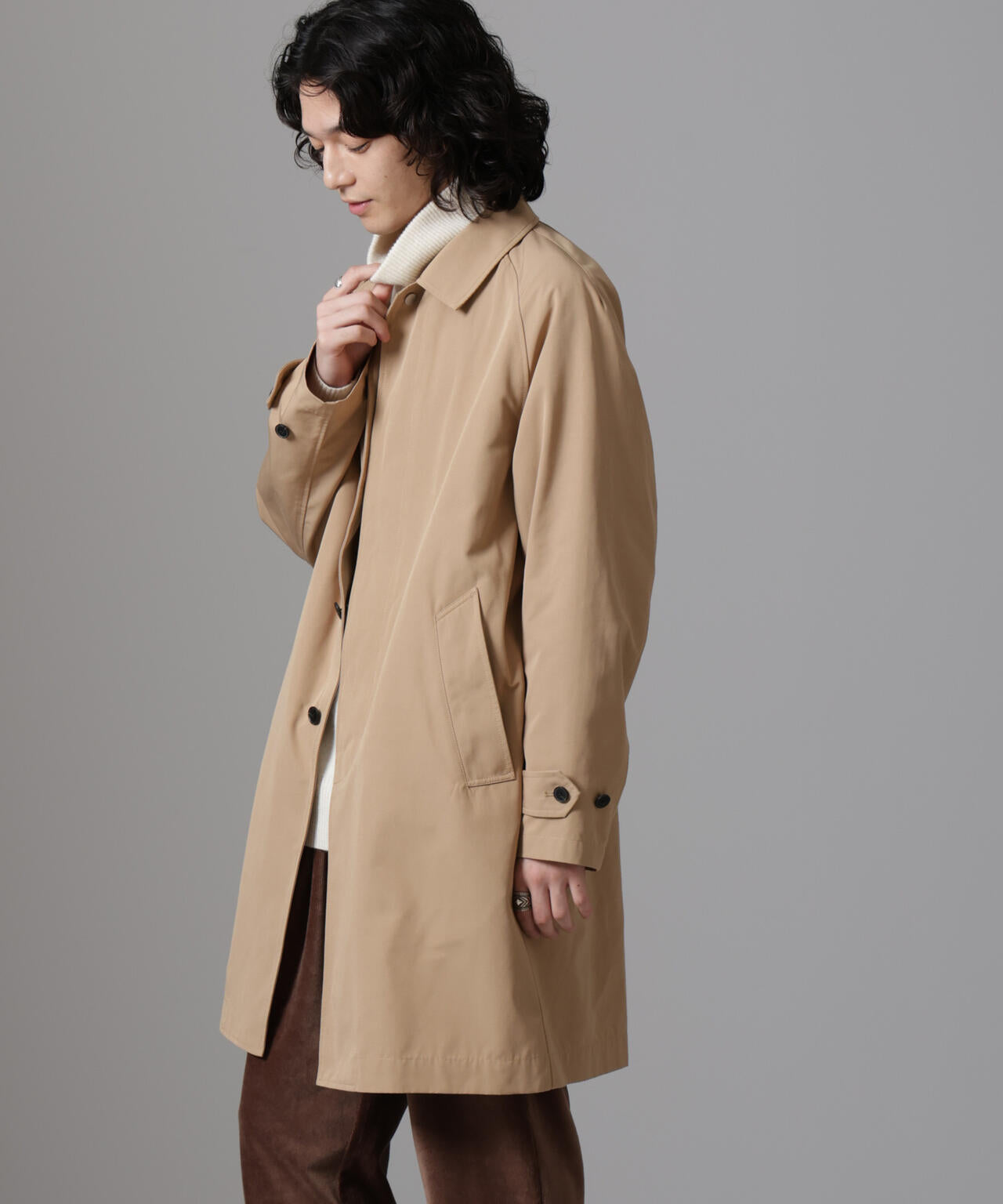 ウェザークロスラグランステンカラーコート | NANO universe（ナノ