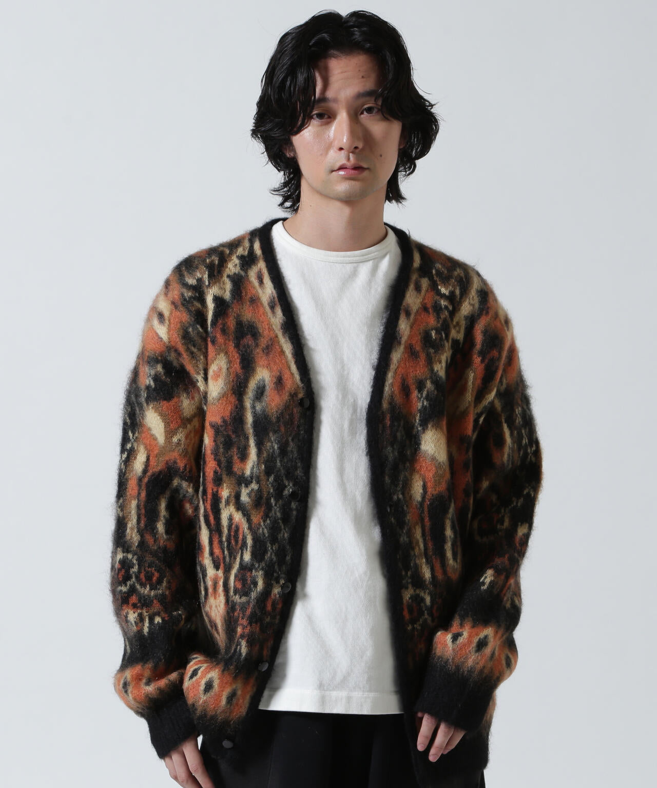 Needles/ニードルズ Mohair Cardigan - Paisley モヘアカーディガン